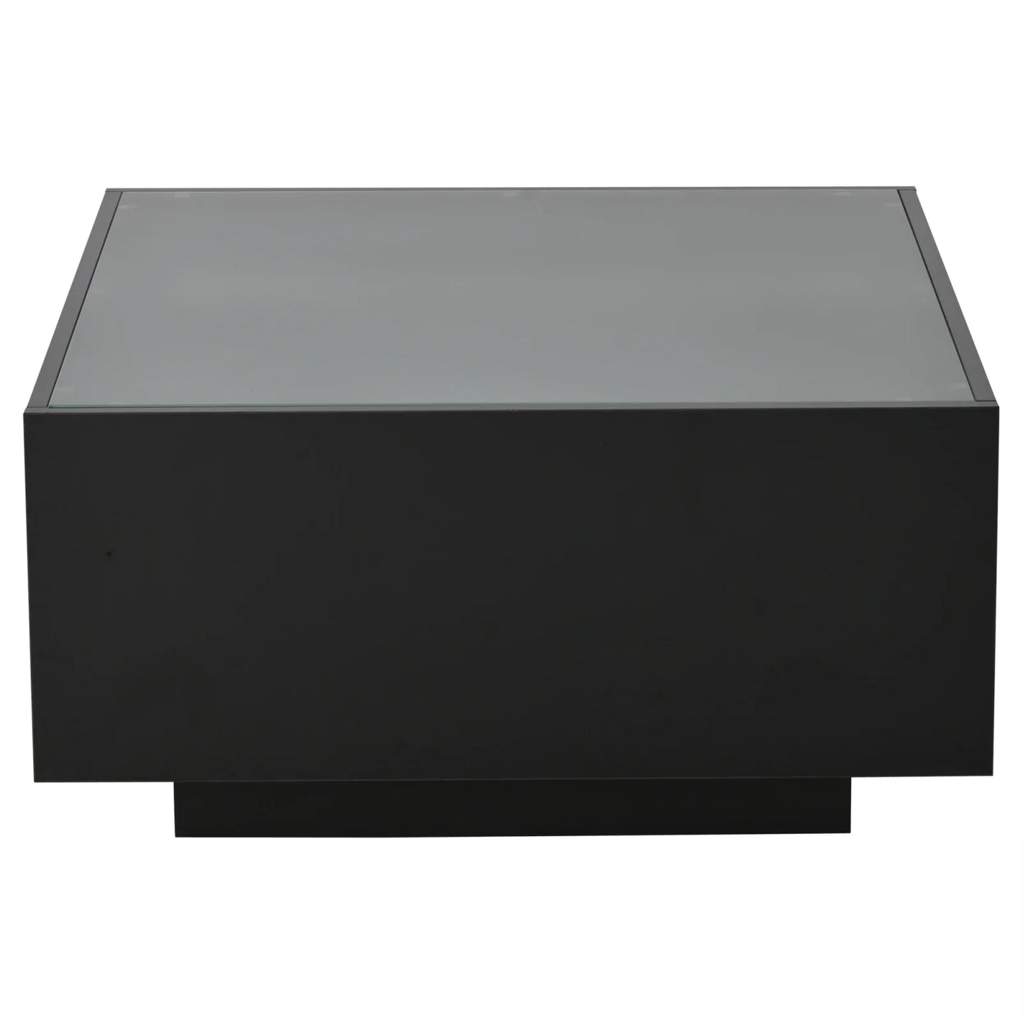 Table Basse En Verre Aura – Carrée & Brillance