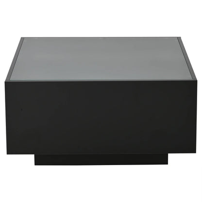 Table Basse En Verre Aura – Carrée & Brillance