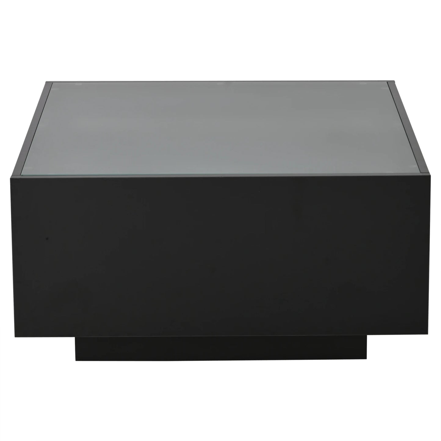 Table Basse En Verre Aura – Carrée & Brillance