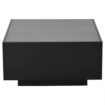 Table Basse En Verre Aura – Carrée & Brillance