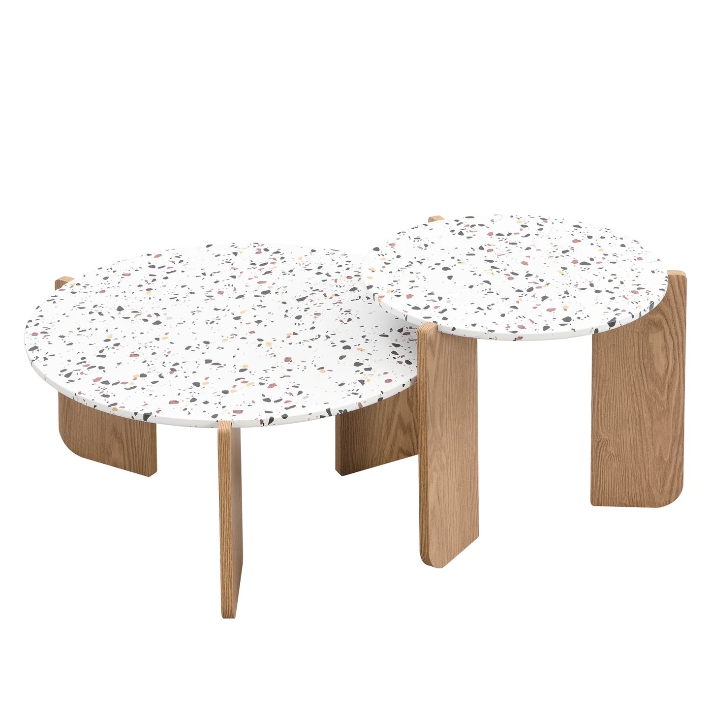 Table Basse Gigogne Terrazzo – L’ensemble minéral qui transforme votre salon