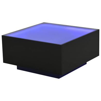 Table Basse En Verre Aura – Carrée & Brillance