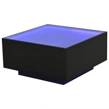 Table Basse En Verre Aura – Carrée & Brillance