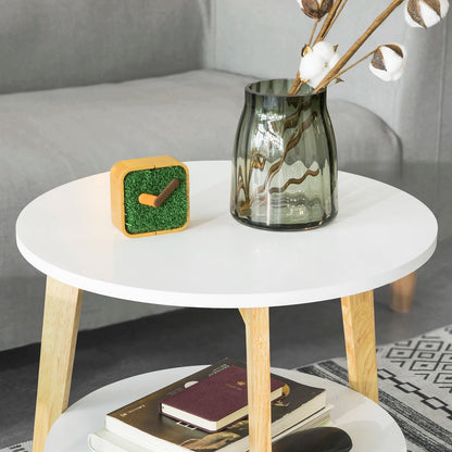 Tables Basses Gigognes Nørvik – Ensemble Bois & Blanc