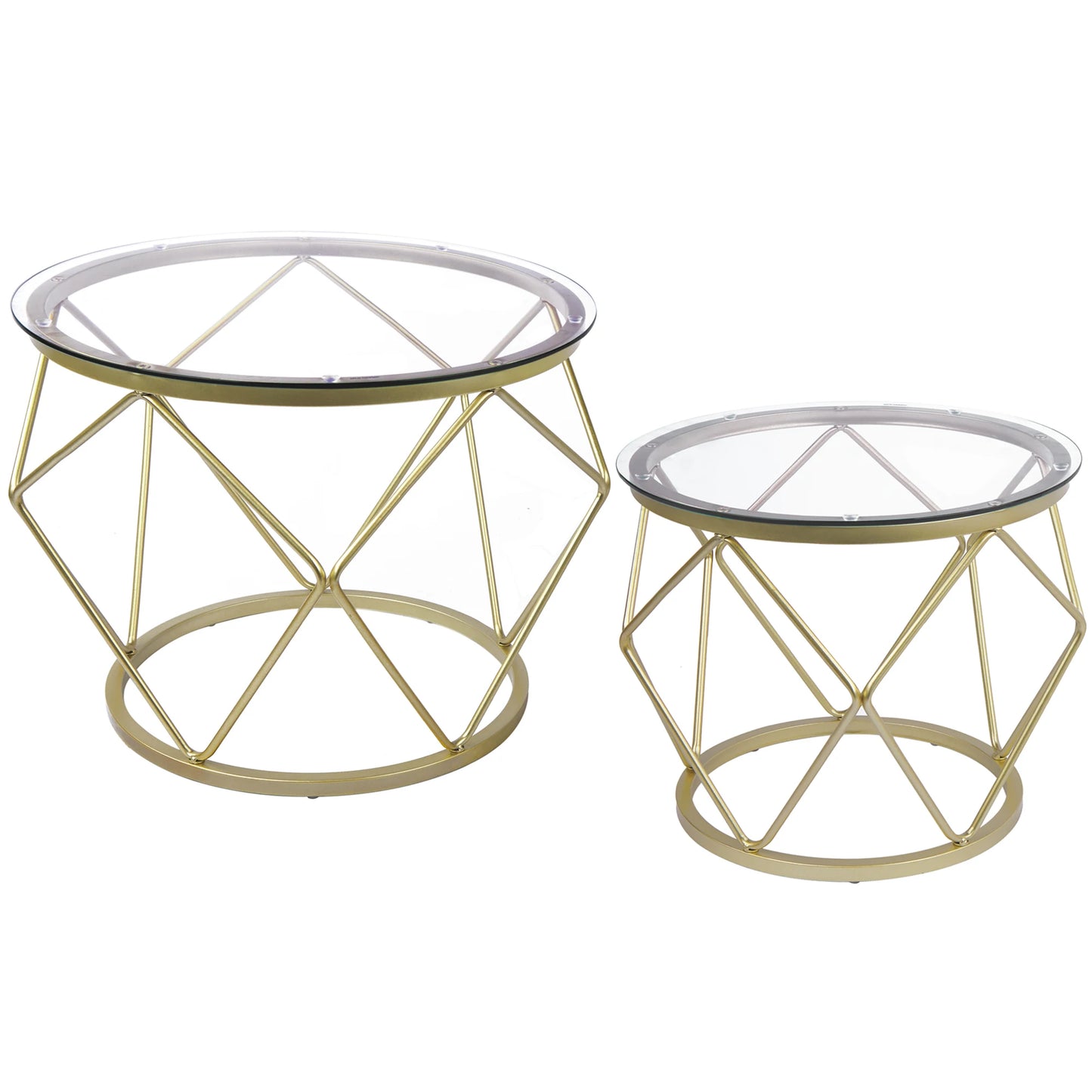 Tables Basses Gigognes Kaia – Métal & Bois