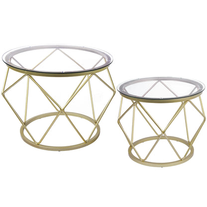 Tables Basses Gigognes Kaia – Métal & Bois