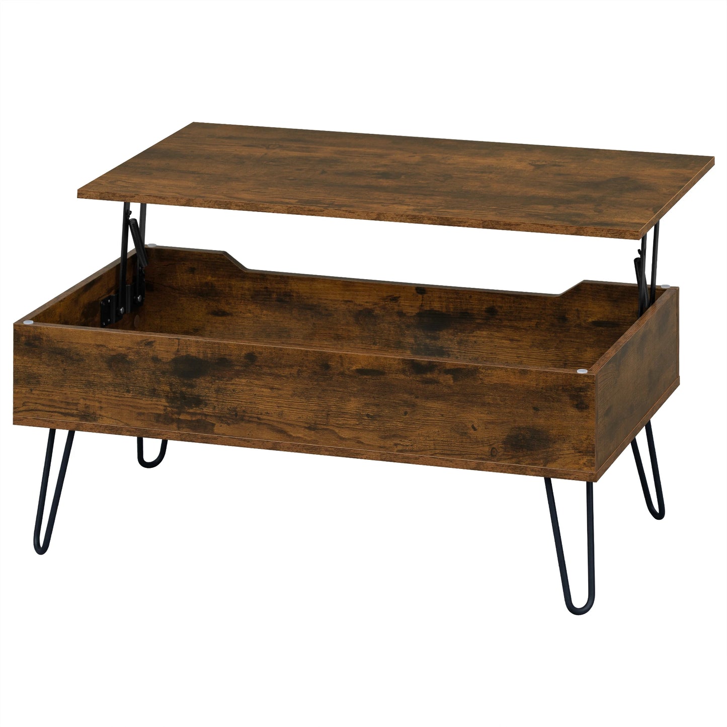 Table Basse Relevable Oslo – Avec Rangement Caché