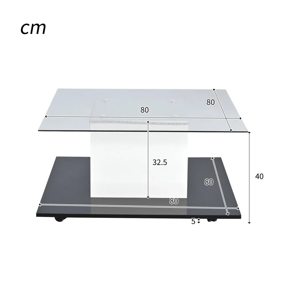 Table Basse En Verre Cubis – Verre & Brillance