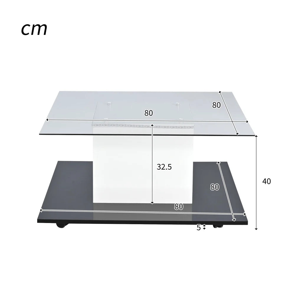 Table Basse En Verre Cubis – Verre & Brillance