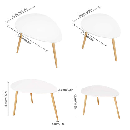 Tables Basses Gigognes Skandi – Forme Organique