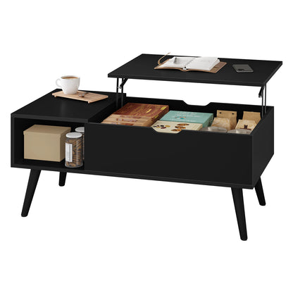 Table Basse Relevable Sienna – Avec Rangement Caché