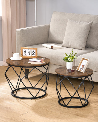 Tables Basses Gigognes Kaia – Métal & Bois