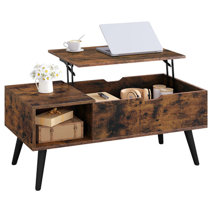 Table Basse Relevable Sienna – Avec Rangement Caché