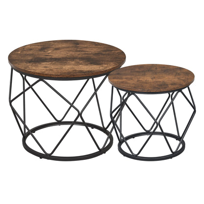 Tables Basses Gigognes Kaia – Métal & Bois