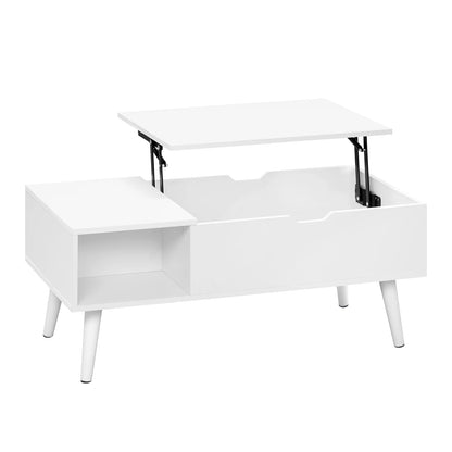Table Basse Relevable Sienna – Avec Rangement Caché