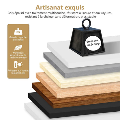 Table Basse En Bois Solena – Design Moderne & Rangement Intégré