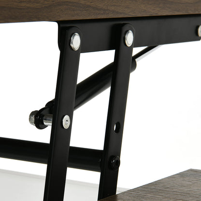 Table Basse Relevable Elma – Bois & Blanc