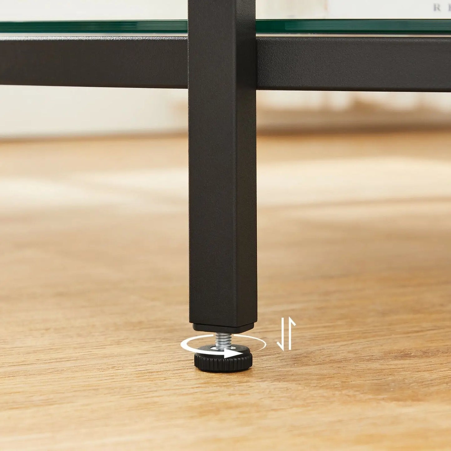 Table Basse Ronde Calista – Verre & Acier