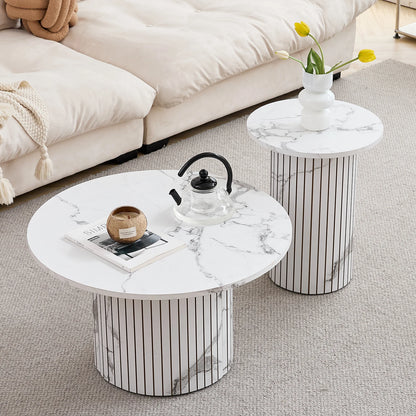 Tables Basses Gigognes Aria – Ensemble Rond Style Scandinave