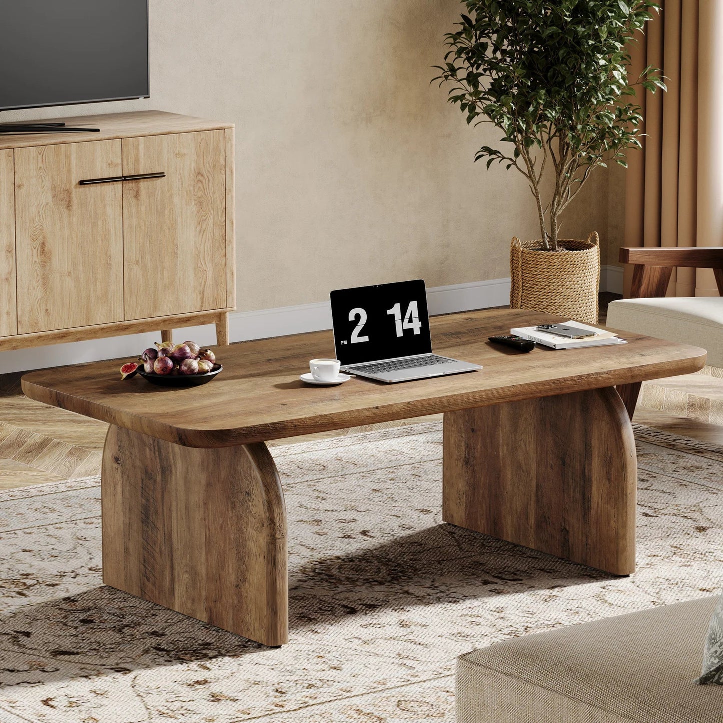 Table Basse En Bois Harlow – Bois d’Ingénierie & Structure en H