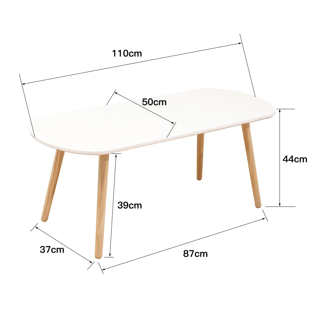 Table Basse Ovale Aurelia – Marbre Blanc & Métal Doré