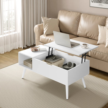 Table Basse Relevable Sienna – Avec Rangement Caché
