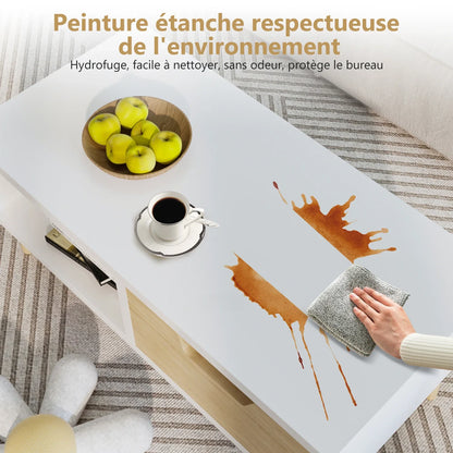 Table Basse En Bois Solena – Design Moderne & Rangement Intégré